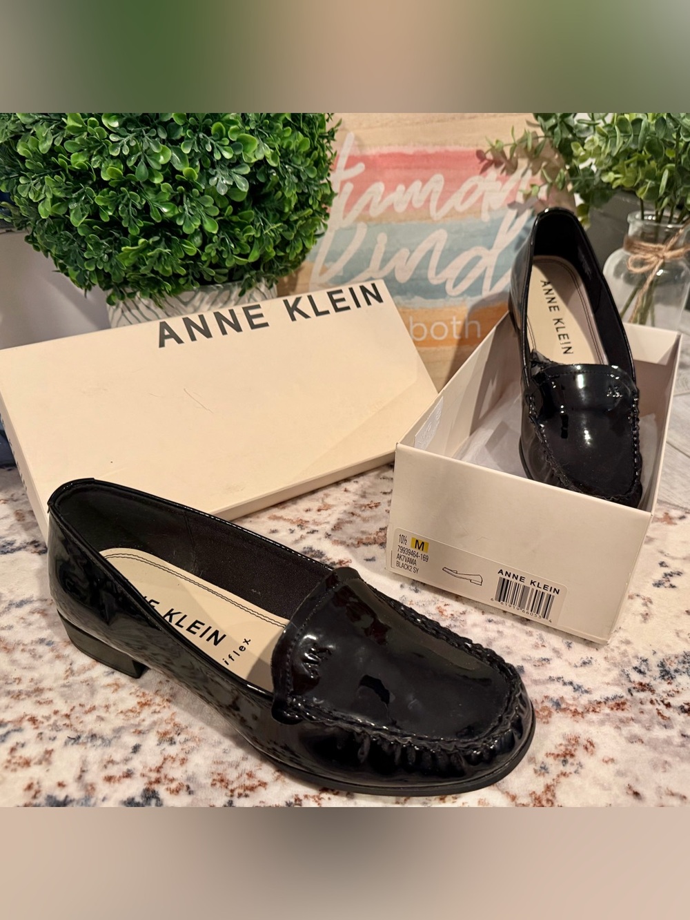 Anne Klein AK7Vanna iFlex Patent Loafers 10.5